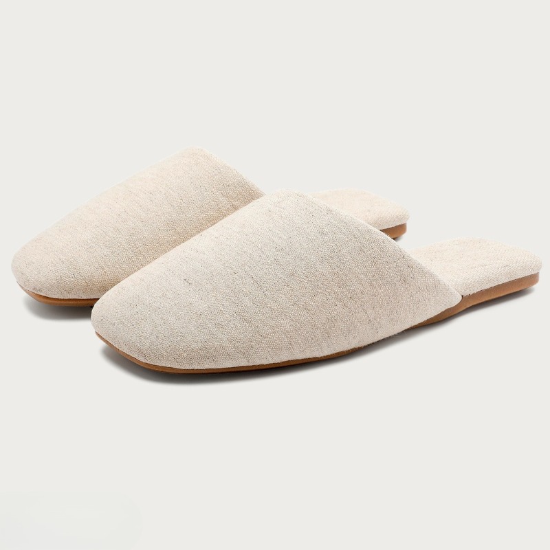 Women'S Shoes Quality - Proste, oddychające kapcie damskie z mieszanki
