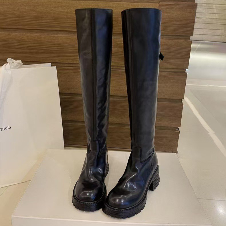 Grube obcasy, wysokie kozaki d – Sock Boot Women recenzja i cena